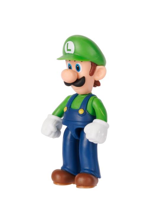 World of Nintendo 2.50" Standing Luigi Limited Articulation Figure Gallery Image 3