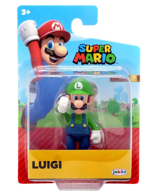 World of Nintendo 2.50" Standing Luigi Limited Articulation Figure Gallery Image 5