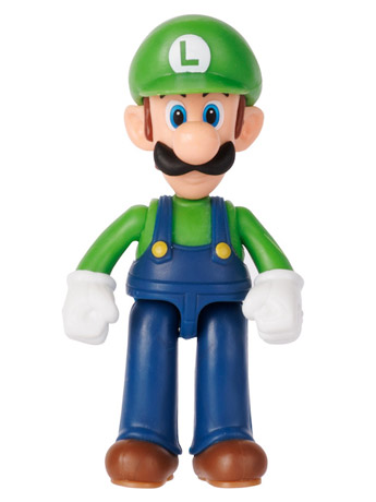 World of Nintendo 2.50" Standing Luigi Limited Articulation Figure Gallery Image 2