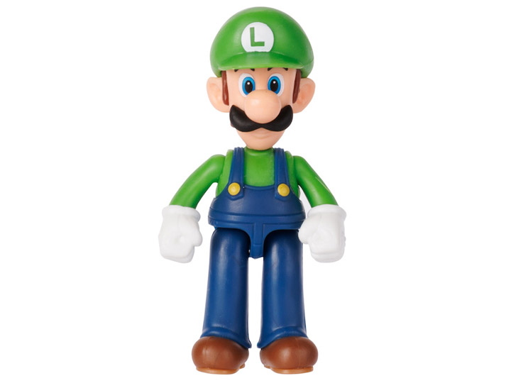World of Nintendo 2.50" Standing Luigi Limited Articulation Figure Gallery Image 1