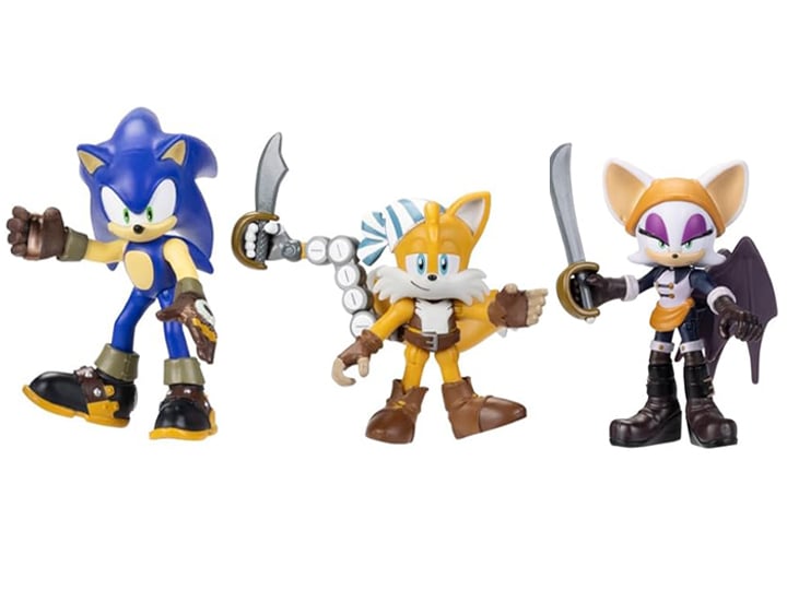 Sonic Prime No Place 2.5-Inch Scale Set of 3 Figures Gallery Image 1