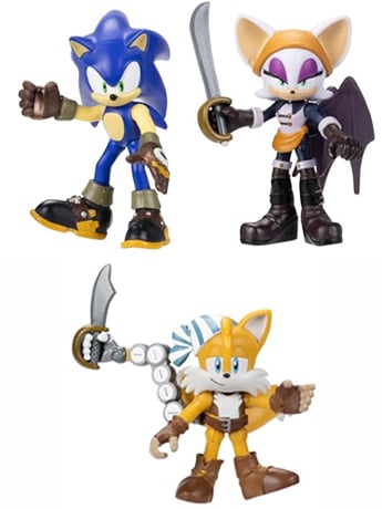 Sonic Prime No Place 2.5-Inch Scale Set of 3 Figures Gallery Image 2