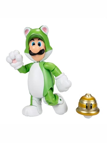 World of Nintendo Cat Luigi 4-Inch Scale Figure Gallery Image 2