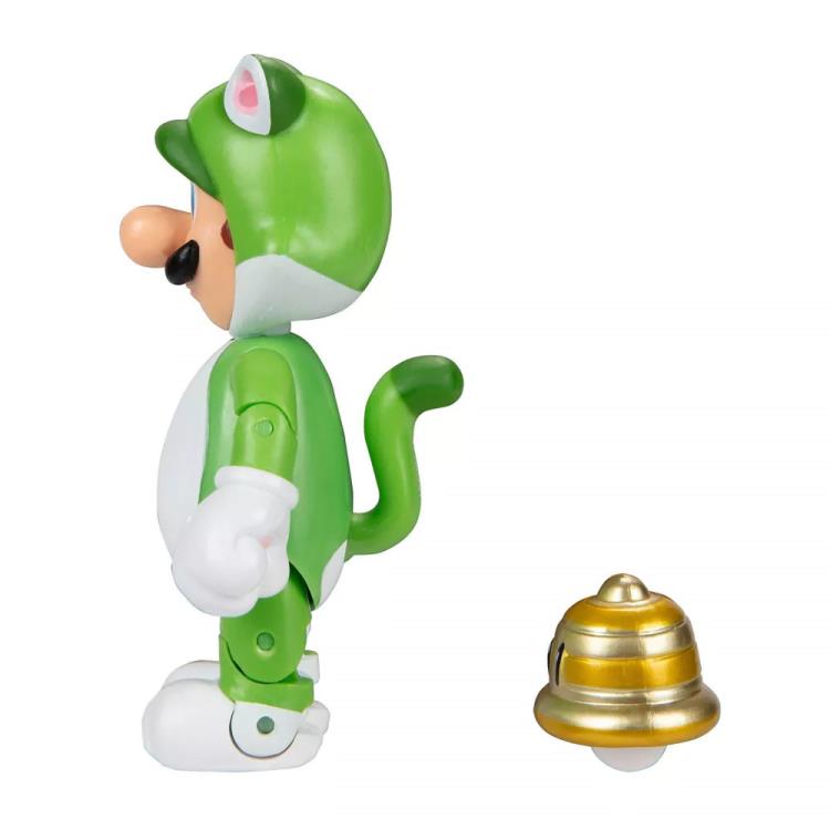 World of Nintendo Cat Luigi 4-Inch Scale Figure Gallery Image 4