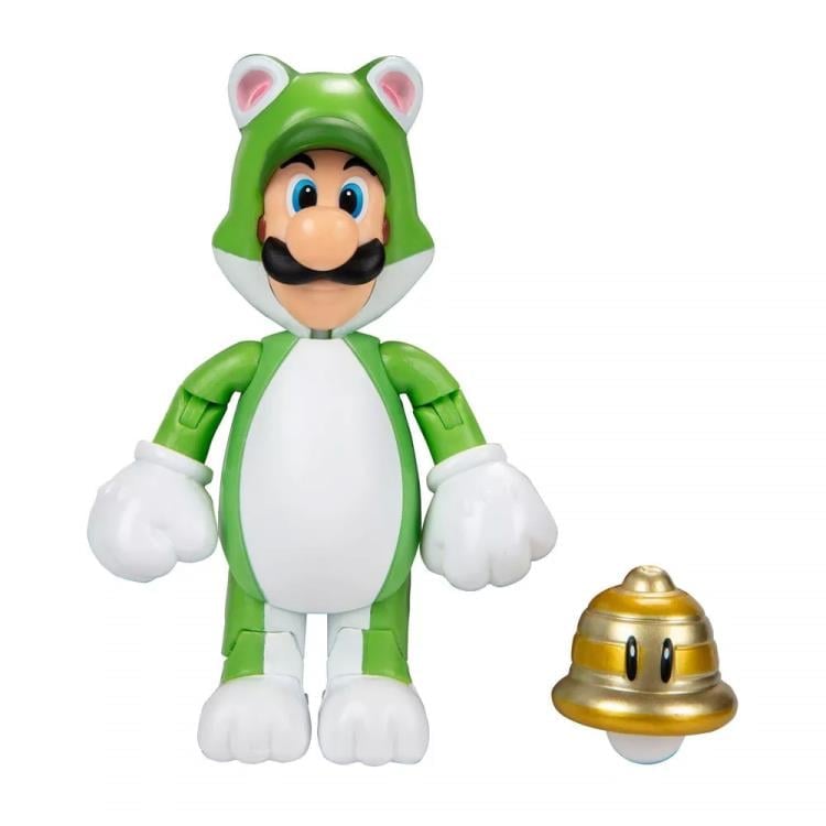 World of Nintendo Cat Luigi 4-Inch Scale Figure Gallery Image 3