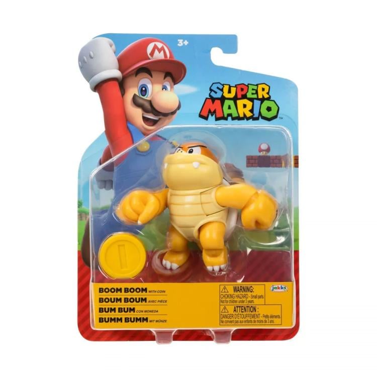 World of Nintendo Boom Boom with Coin 4-Inch Scale Figure Gallery Image 6