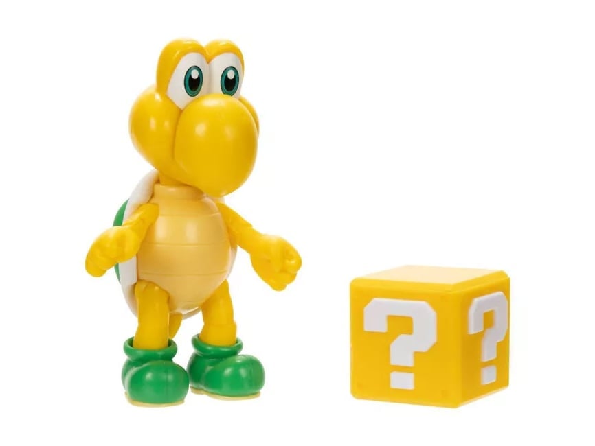 World of Nintendo Koopa Troopa with Question Block 4-Inch Scale Figure (Reissue) Gallery Image 3