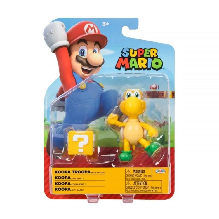 World of Nintendo Koopa Troopa with Question Block 4-Inch Scale Figure (Reissue) Gallery Image 5