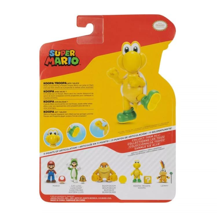 World of Nintendo Koopa Troopa with Question Block 4-Inch Scale Figure (Reissue) Gallery Image 6