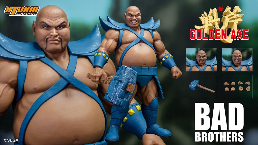 Golden Axe Bad Brothers (Blue Ver.) 1/12 Scale Exclusive Action Figure