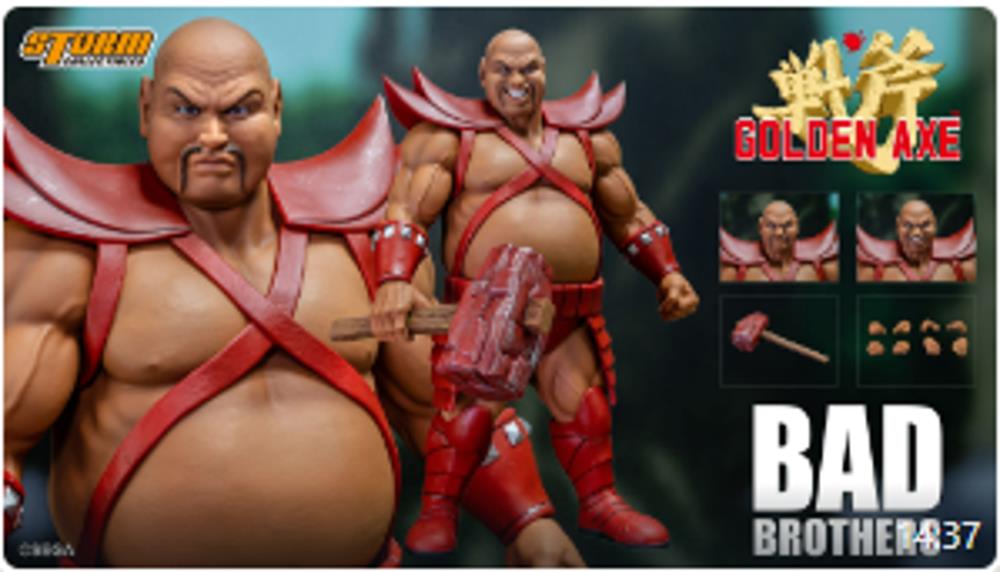 Golden Axe Bad Brothers (Red Ver.) 1/12 Scale Exclusive Action Figure