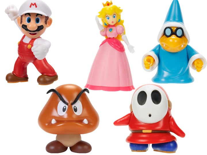 World of Nintendo 2.5-Inch Scale Wave 42 Set of 5 Limited Articulation Figures Gallery Image 1