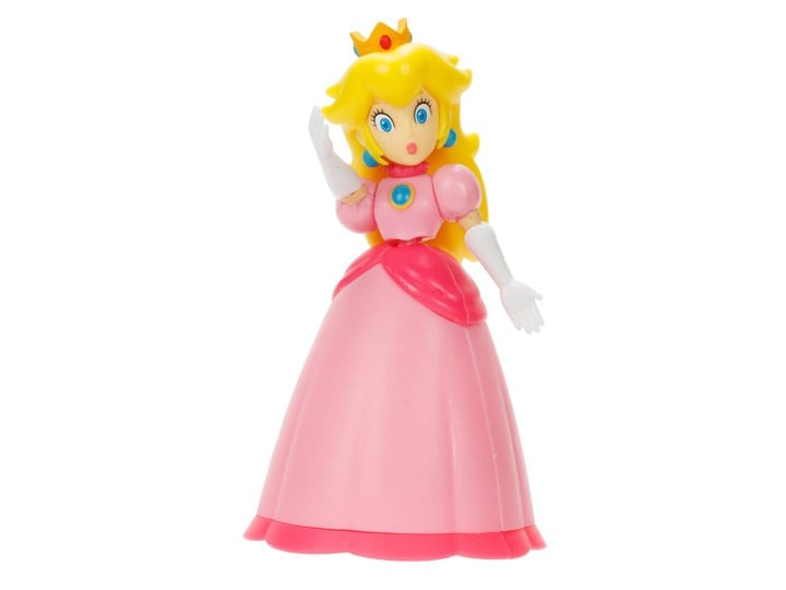 World of Nintendo Princess Peach (Redesigned) 2.5-Inch Scale Limited Articulation Figure Gallery Image 1