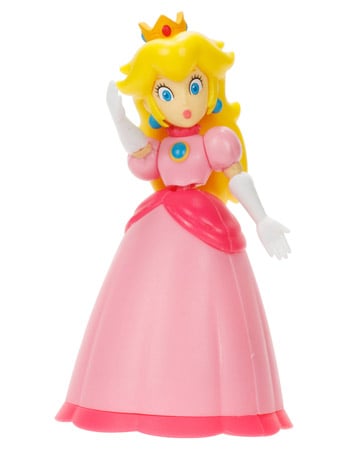 World of Nintendo Princess Peach (Redesigned) 2.5-Inch Scale Limited Articulation Figure Gallery Image 2