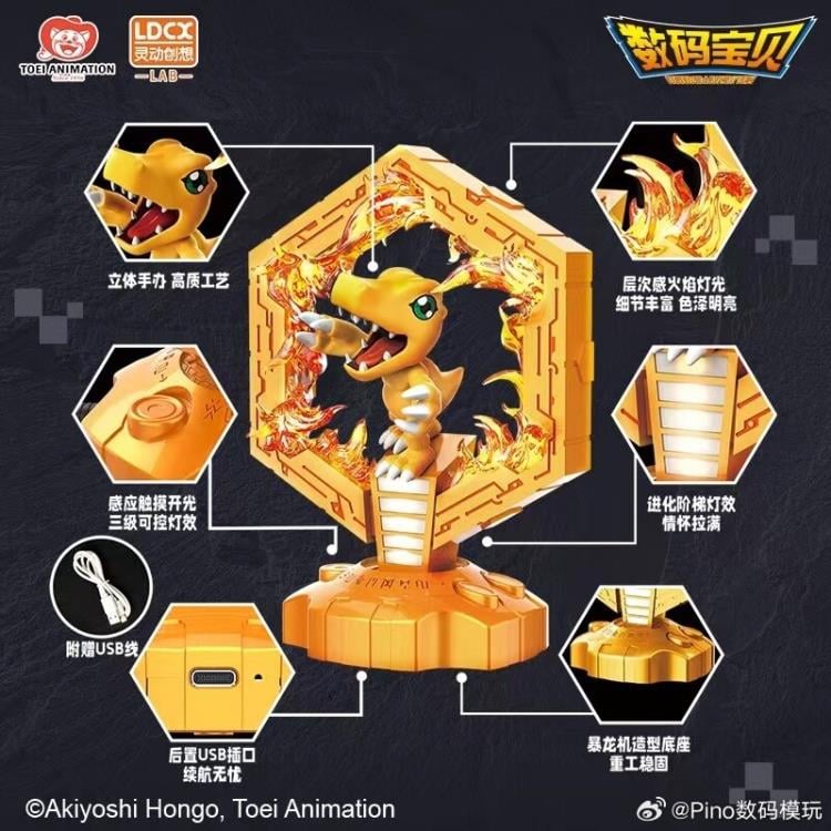 Digimon Adventure Agumon Night Light Gallery Image 5