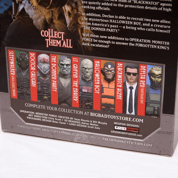 オペレーション モンスターフォース フィギュア 2体セット Operation: Monster Force Halloween Boy Figure - 1/12 Scale