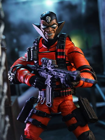 オペレーション モンスターフォース フィギュア 2体セット Operation: Monster Force Halloween Boy Figure - 1/12 Scale