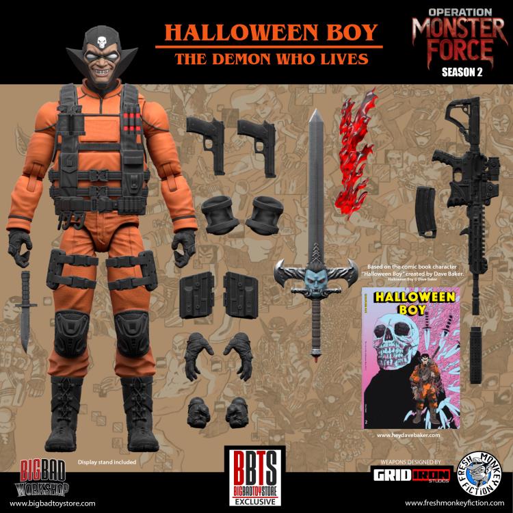 Operation: Monster Force Season 02 Halloween Boy 1/12 Scale Action Figure Gallery Image 9