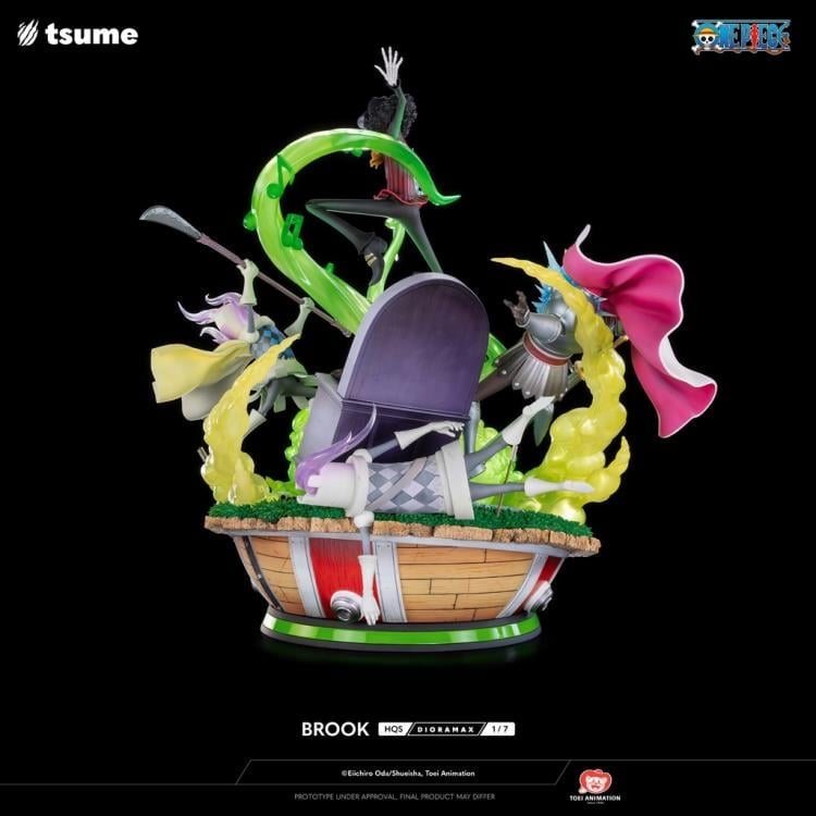 One Piece HQS Dioramax Brook 1/7 Scale Limited Edition Statue Gallery Image 7
