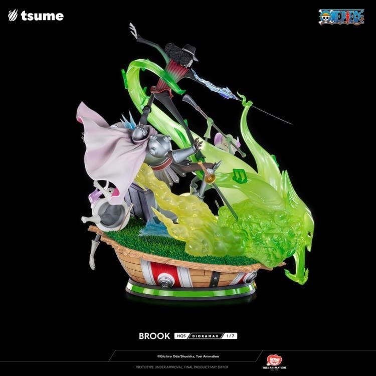 One Piece HQS Dioramax Brook 1/7 Scale Limited Edition Statue Gallery Image 9