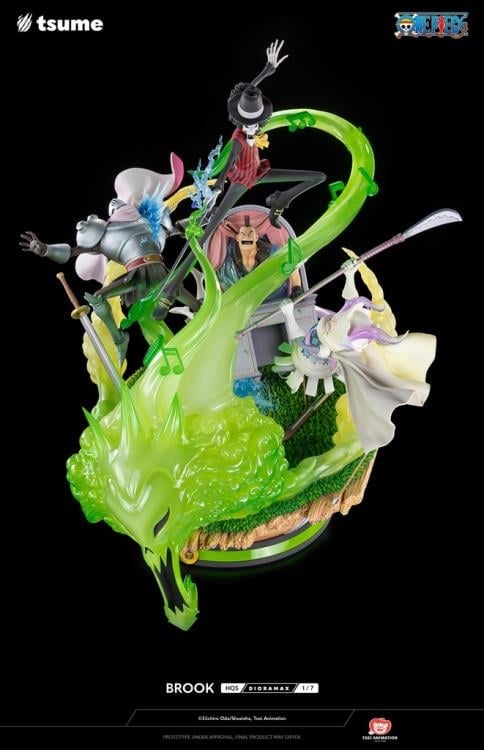 One Piece HQS Dioramax Brook 1/7 Scale Limited Edition Statue Gallery Image 15