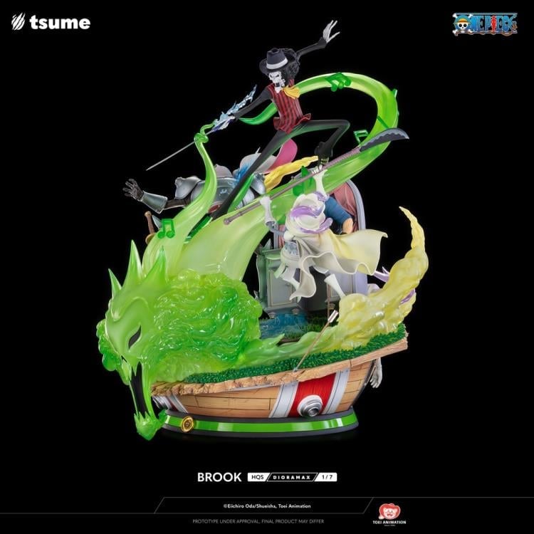 One Piece HQS Dioramax Brook 1/7 Scale Limited Edition Statue Gallery Image 4