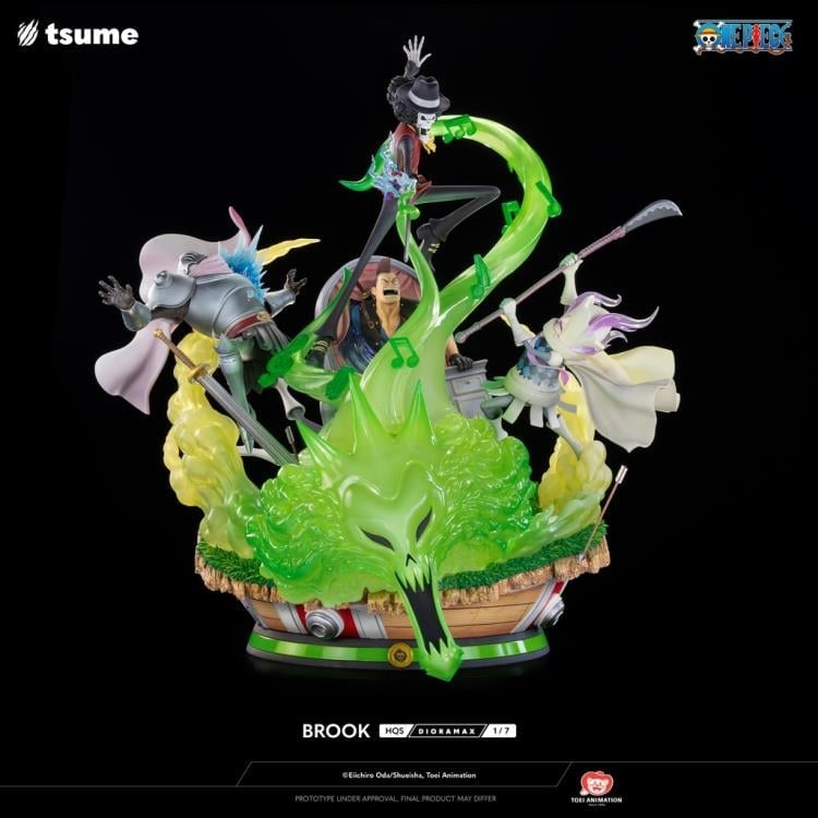 One Piece HQS Dioramax Brook 1/7 Scale Limited Edition Statue Gallery Image 3