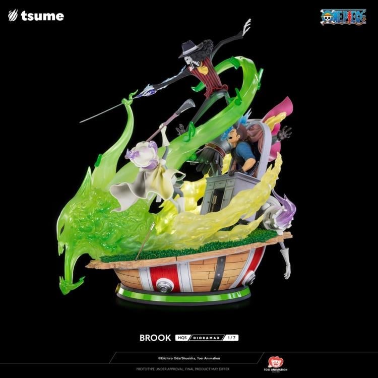 One Piece HQS Dioramax Brook 1/7 Scale Limited Edition Statue Gallery Image 5