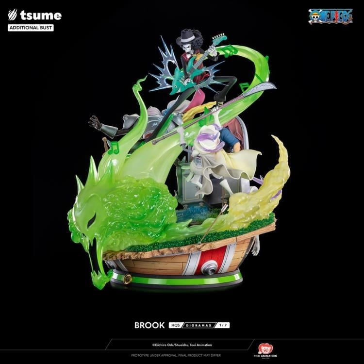 One Piece HQS Dioramax Brook 1/7 Scale Limited Edition Statue Gallery Image 14