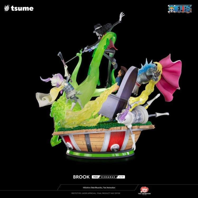 One Piece HQS Dioramax Brook 1/7 Scale Limited Edition Statue Gallery Image 6