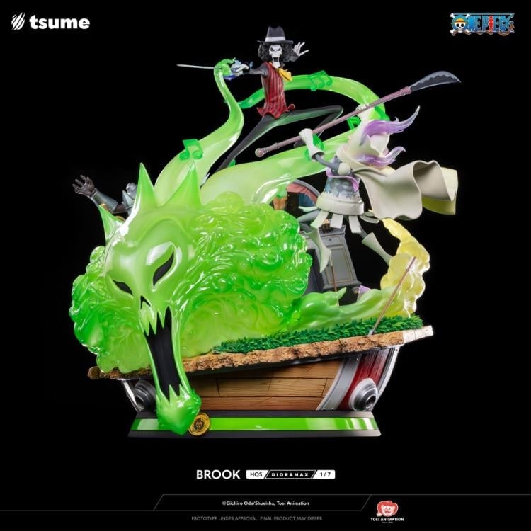 One Piece HQS Dioramax Brook 1/7 Scale Limited Edition Statue Gallery Image 16