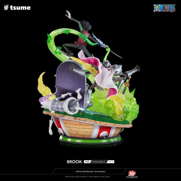 One Piece HQS Dioramax Brook 1/7 Scale Limited Edition Statue Gallery Image 8