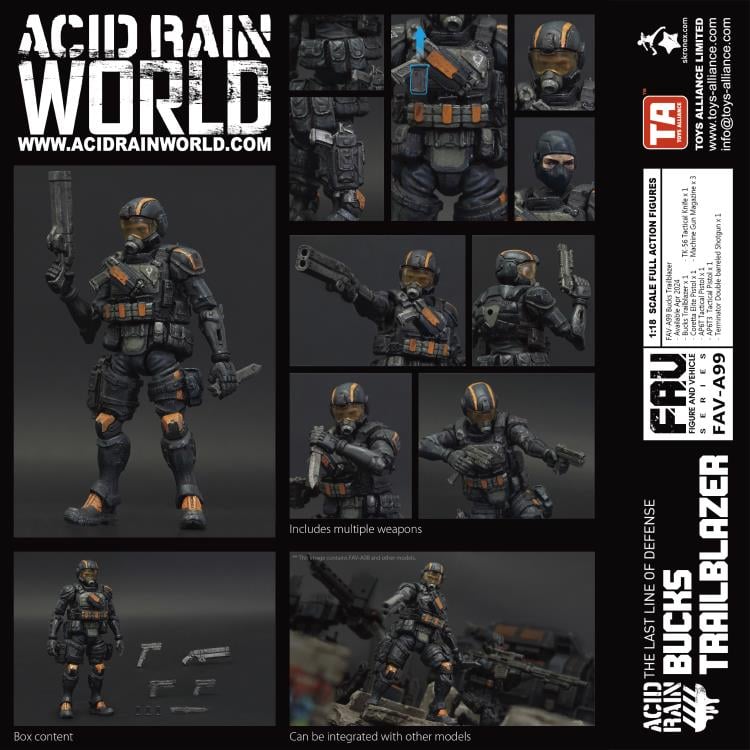 Acid Rain FAV-A99 Bucks Trailblazer Action Figure Acid Rain FAV-A99 Bucks Trailblazer Action Figure