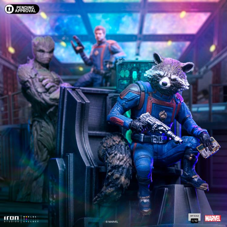 Guardians of the Galaxy Vol.3 Rocket Raccoon 1/10 Art Scale Limited Edition Statue Gallery Image 13