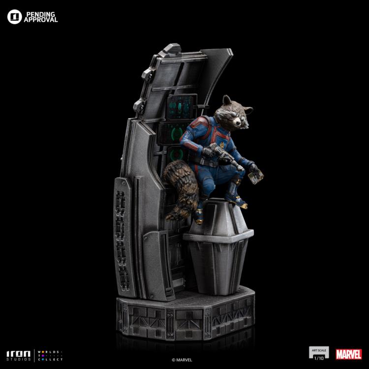 Guardians of the Galaxy Vol.3 Rocket Raccoon 1/10 Art Scale Limited Edition Statue Gallery Image 6