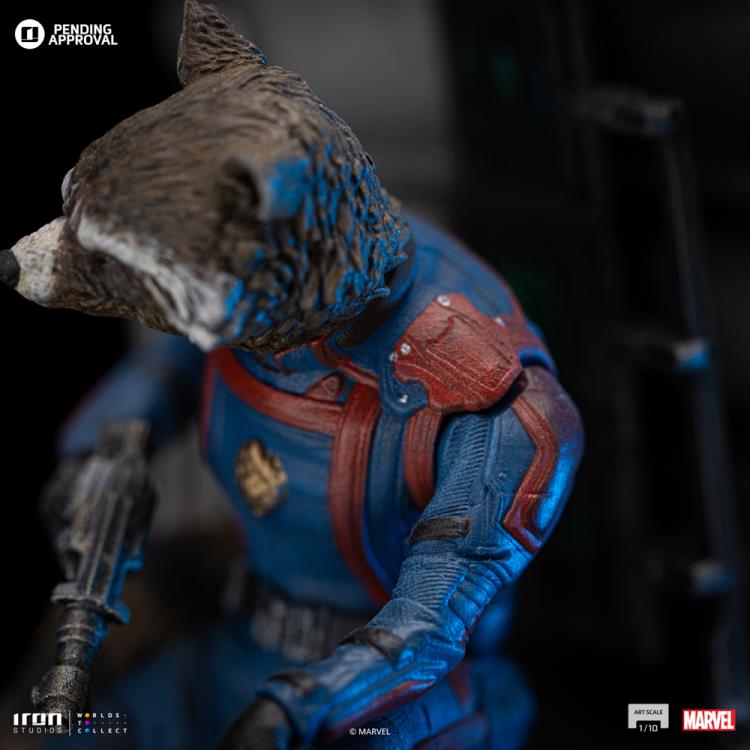 Guardians of the Galaxy Vol.3 Rocket Raccoon 1/10 Art Scale Limited Edition Statue Gallery Image 12
