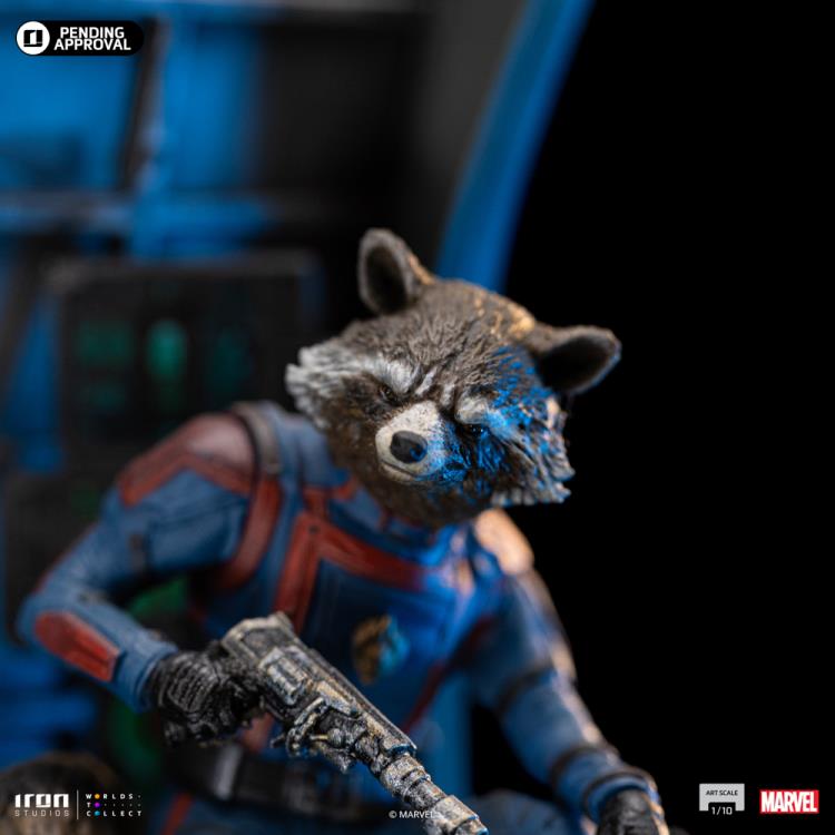 Guardians of the Galaxy Vol.3 Rocket Raccoon 1/10 Art Scale Limited Edition Statue Gallery Image 7