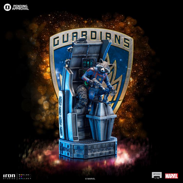 Guardians of the Galaxy Vol.3 Rocket Raccoon 1/10 Art Scale Limited Edition Statue Gallery Image 3