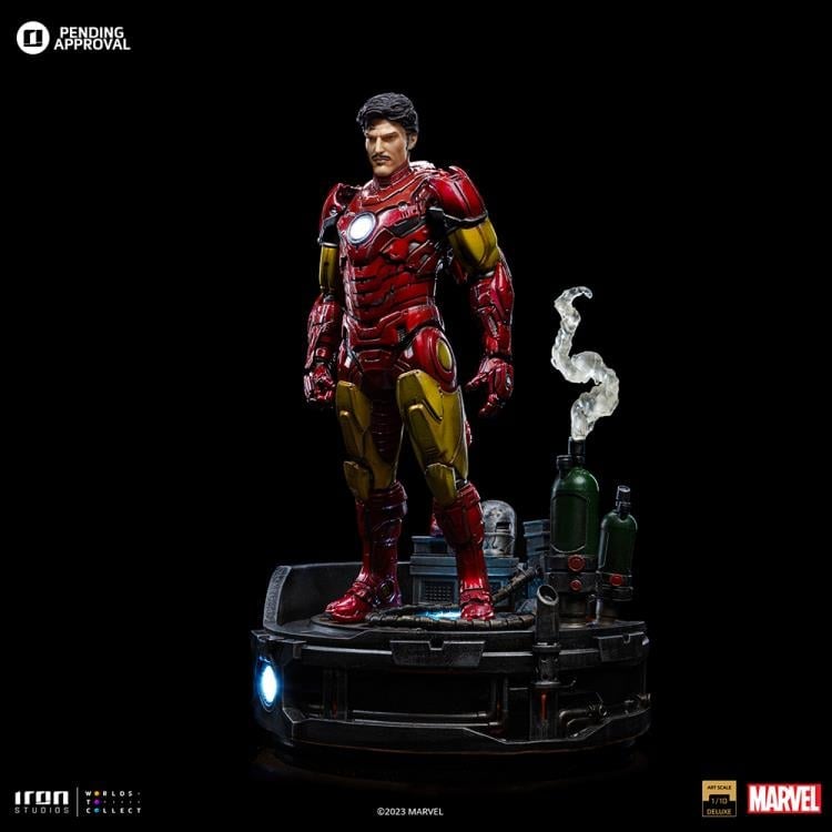 Iron Man Unleashed Iron Man Deluxe 1/10 Art Scale Limited Edition Statue Gallery Image 6
