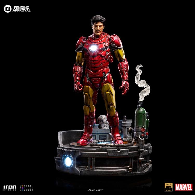 Iron Man Unleashed Iron Man Deluxe 1/10 Art Scale Limited Edition Statue Gallery Image 10