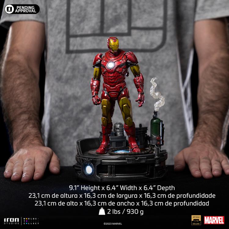 Iron Man Unleashed Iron Man Deluxe 1/10 Art Scale Limited Edition Statue Gallery Image 12