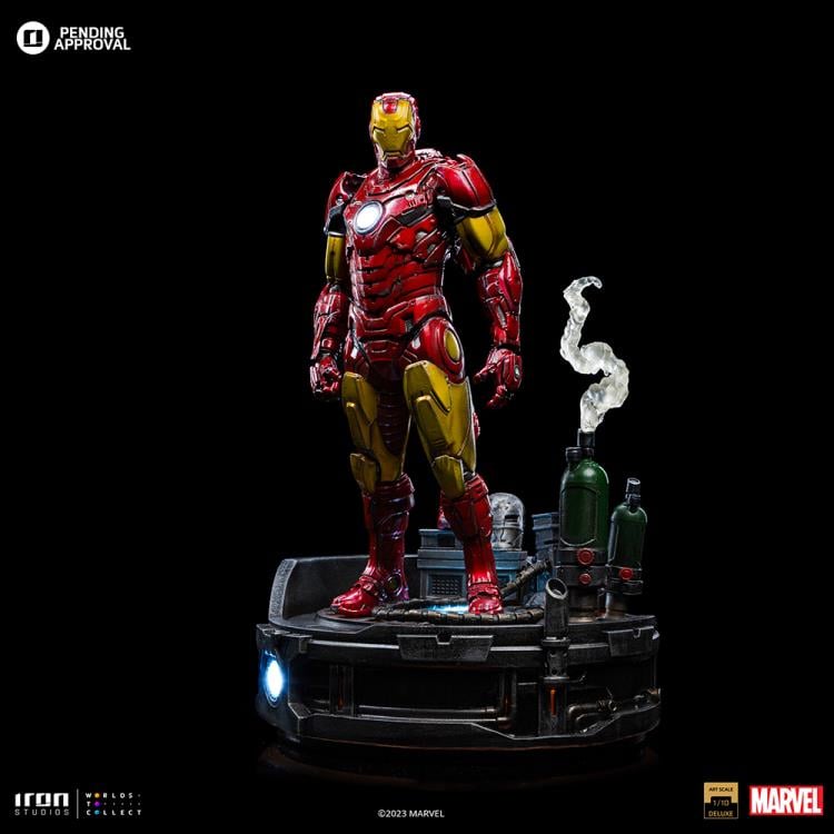 Iron Man Unleashed Iron Man Deluxe 1/10 Art Scale Limited Edition Statue Gallery Image 5