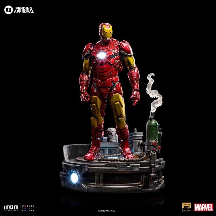 Iron Man Unleashed Iron Man Deluxe 1/10 Art Scale Limited Edition Statue Gallery Image 9