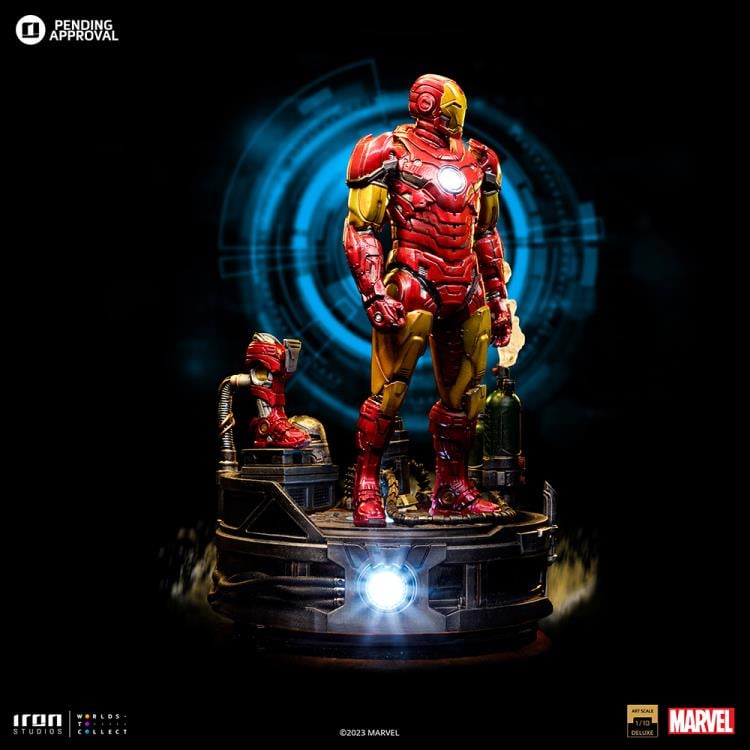 Iron Man Unleashed Iron Man Deluxe 1/10 Art Scale Limited Edition Statue Gallery Image 3