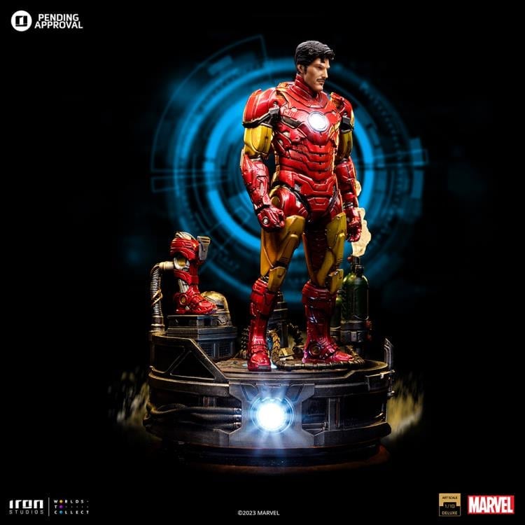 Iron Man Unleashed Iron Man Deluxe 1/10 Art Scale Limited Edition Statue Gallery Image 4