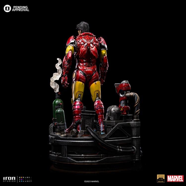 Iron Man Unleashed Iron Man Deluxe 1/10 Art Scale Limited Edition Statue Gallery Image 8