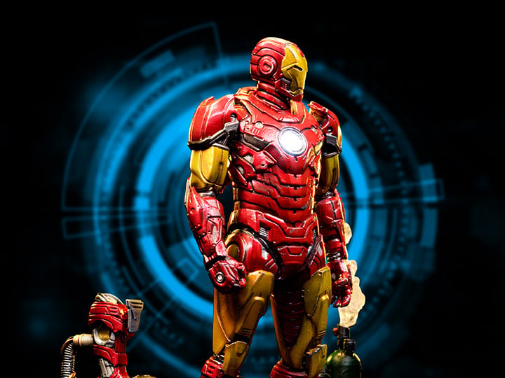 Iron Man Unleashed Iron Man Deluxe 1/10 Art Scale Limited Edition Statue Gallery Image 1