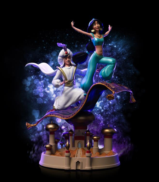Disney Classics Aladdin and Jasmine (Disney 100th Anniversary) 1/10 Art Scale Limited Edition Statue Gallery Image 3