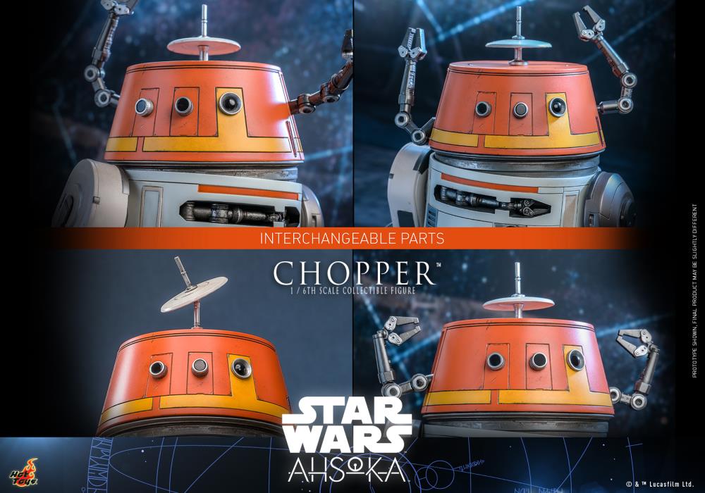 Star Wars: Ahsoka TMS112 Chopper 1/6th Scale Collectible Figure Gallery Image 14