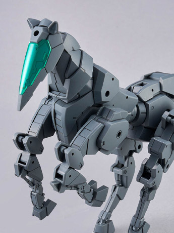 30 Minutes Missions EXA Vehicle (Dark Gray Horse Mecha Ver.) 1/144 Scale Model Kit Gallery Image 2